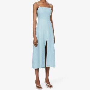 Reformation Light Blue Midi Dress